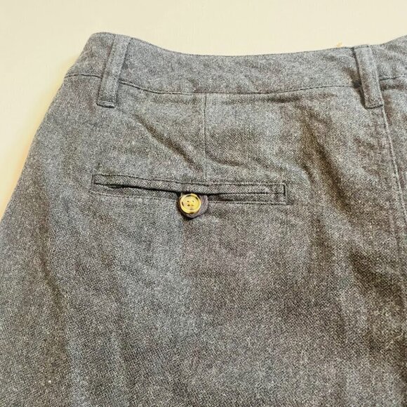 NWT Faherty Rory Pant Trouser Tweed Grey Charcoal Tailored Straight Wide Leg XXL - Picture 7 of 14